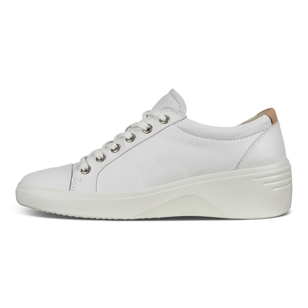 Tenis Mujer - ECCO Soft 7 Wedge - Blancos - CYO832179